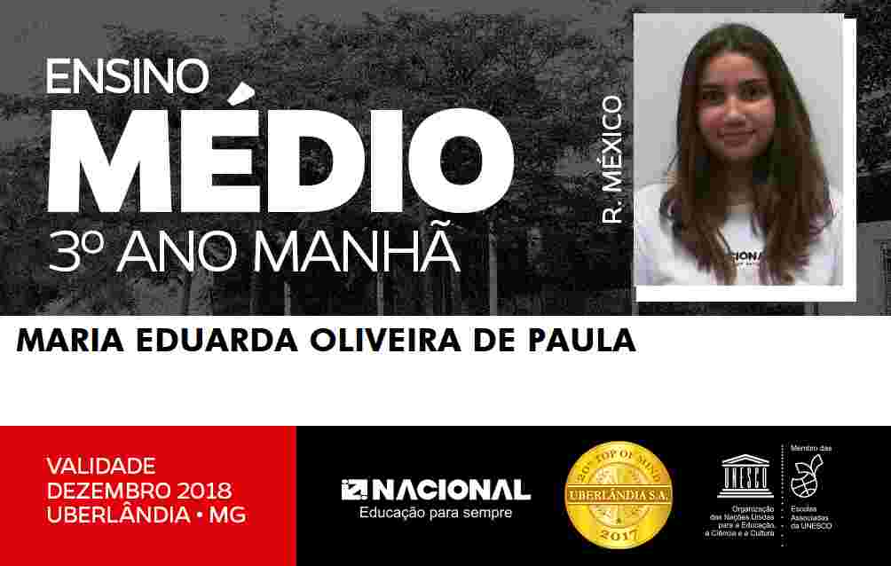  Maria Eduarda Oliveira de Paula 