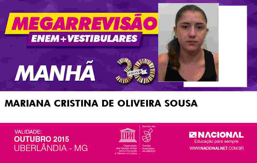  Mariana Cristina de Oliveira Sousa 